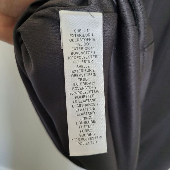 NEW Adrianna Papell Blouson Metallic Foil Dress Formal Event Plus Size 16W - Picture 11 of 12